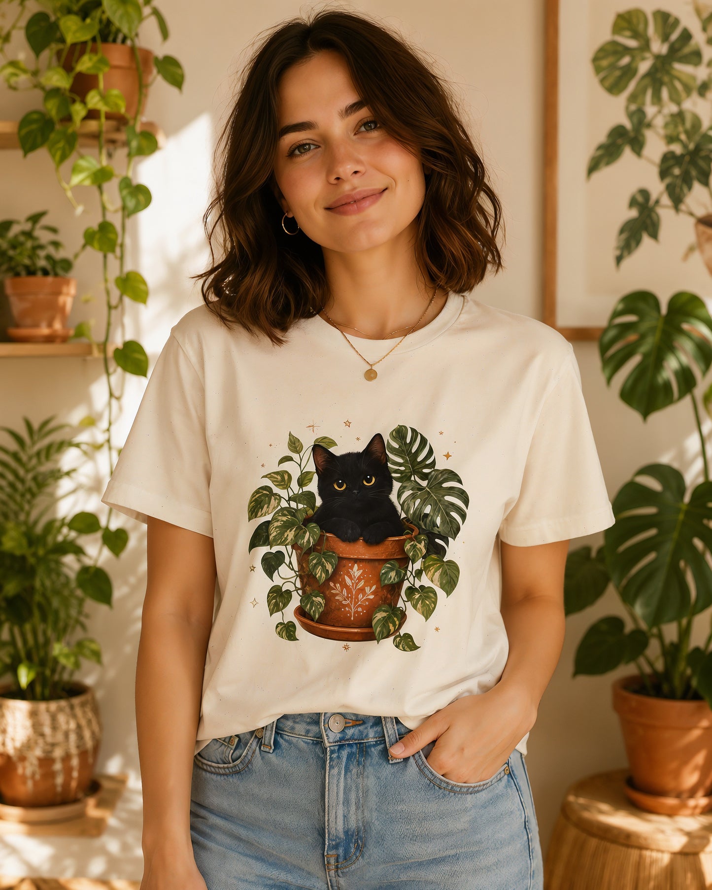 Botanical Cat Tee